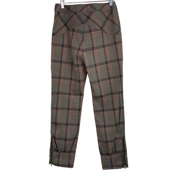 Snider Franz Wool-Blend Trouser Pants Womens Size 0 NWT Plaid Retail $425 6457 - Picture 7 of 13